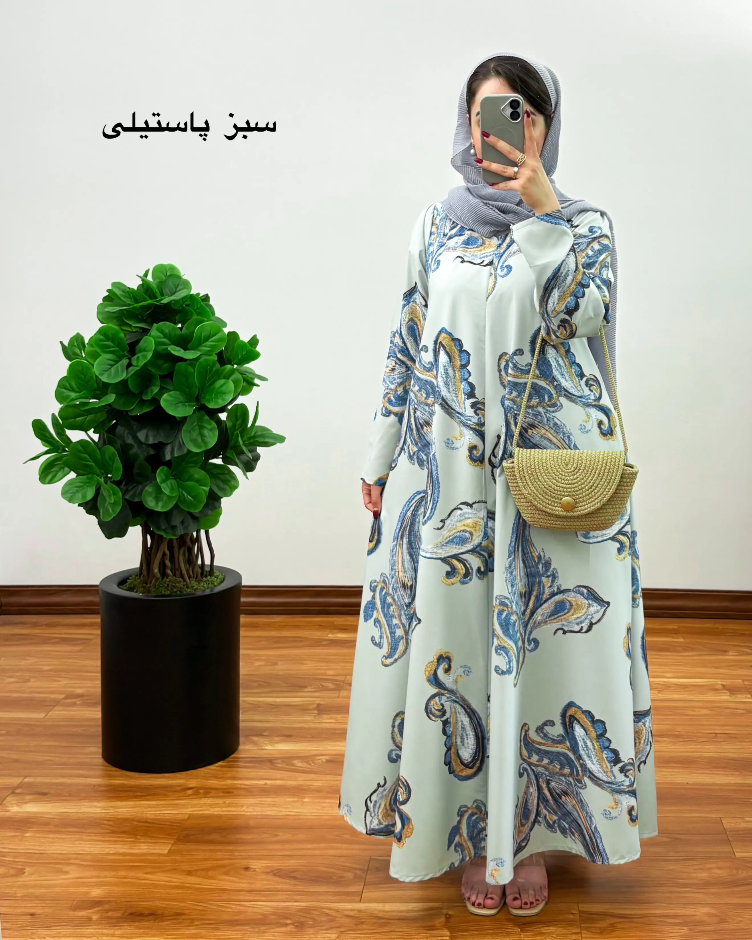 پیراهن مانتویی ایتالیایی ترمه